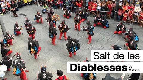 Salt de les Diablesses de Mataró des de l'Ajuntament de Mataró