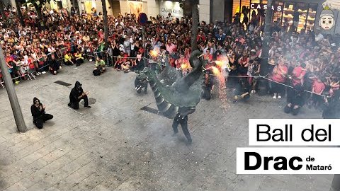 El Ball del Drac de Mataró des de l'Ajuntament de Mataró