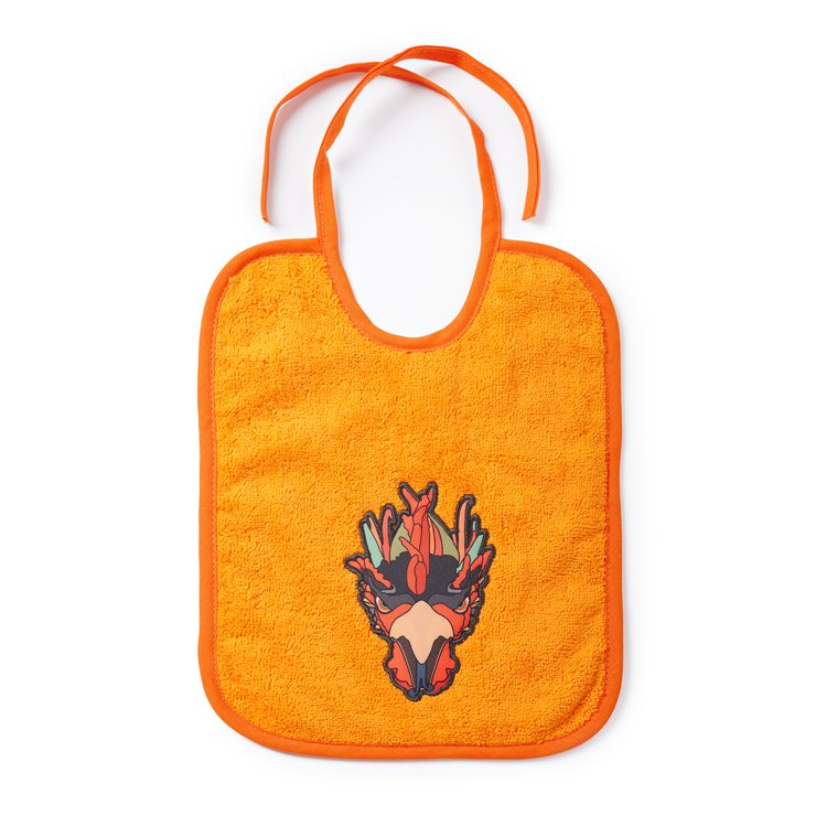 Basilisc embroidered bib