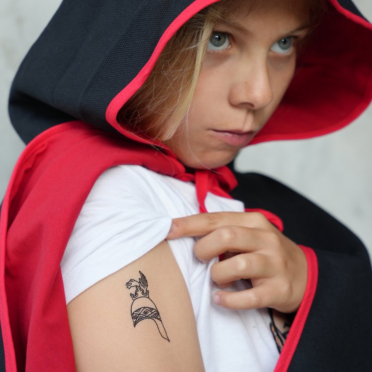 Robafaves Helmet Tattoo
