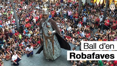 Baile de Robafaves desde el Ayuntamiento de Mataró