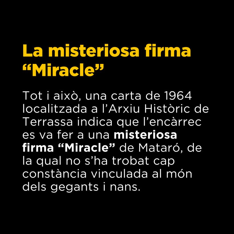 La misteriosa firma “Miracle” de Mataró, una de las incógnitas de la investigación