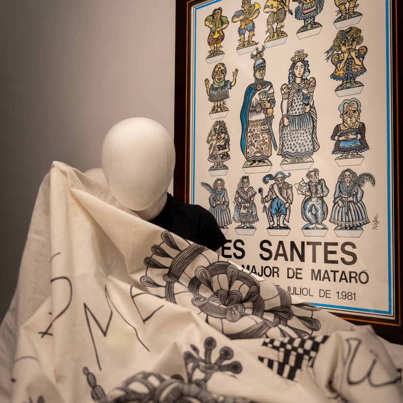 El cartel de Les Santes de 1981, obra de Nefer Rovira