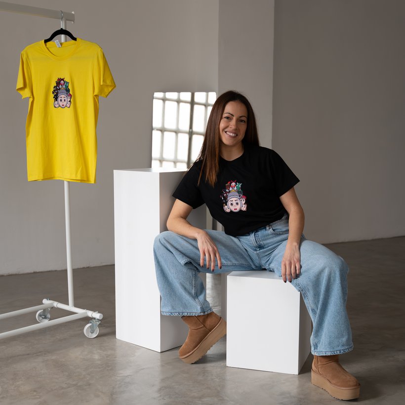 Samarreta dels Gegants de Mataró Negra