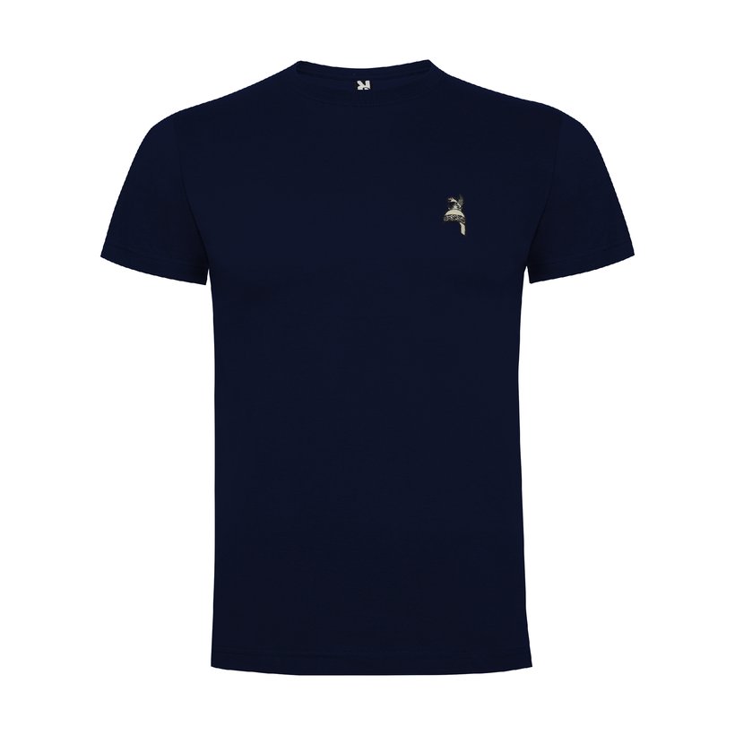 Robafaves Helmet embroidered t-shirt (Dark Blue)